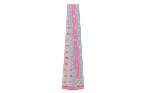 LOUIS VUITTON Hair Bands Women's Pink/Blue