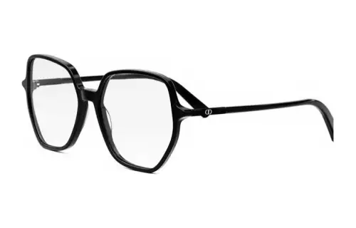 DIOR Acetate Irregular Shape Eyeglass Frames Women's Black