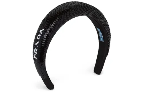 PRADA Headbands Women's Black