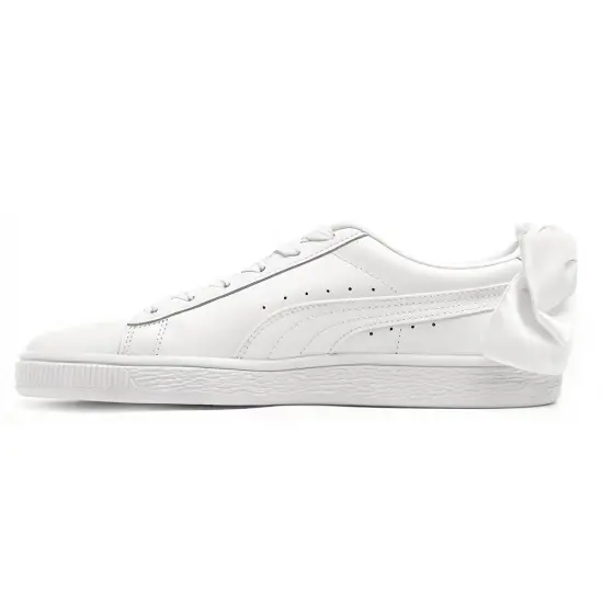 Puma Women's Basket Bow 'White'