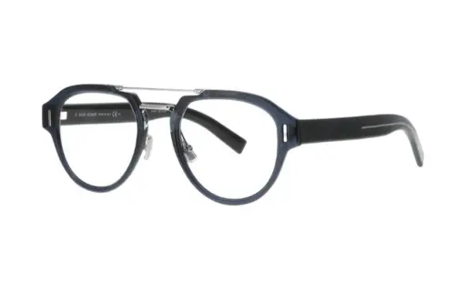 DIOR Aviator Eyeglass Frames Women's Blue Black