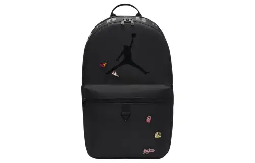 Jordan Polyester Backpack Regular Unisex Black