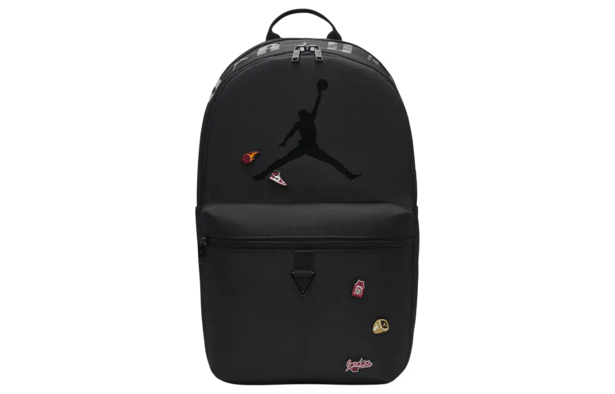 Jordan Polyester Backpack Regular Unisex Black
