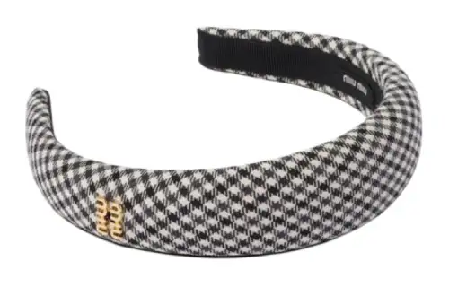 MIU MIU Headbands Women's Black
