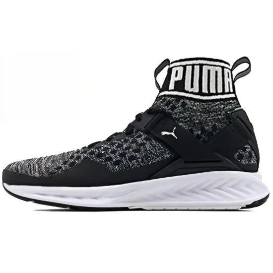 Puma Ignite Evoknit Lifestyle Shoes Women's Mid-top Black/white