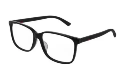 GUCCI Acetate Irregular Shape Eyeglass Frames Women's Black