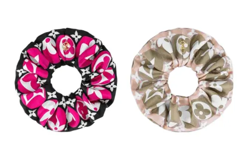 LOUIS VUITTON Monogram Marbles Scrunchy Set