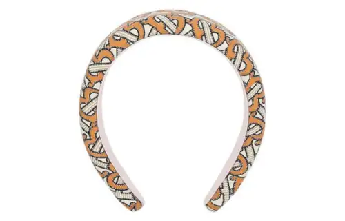 Burberry Cotton Headband Kids' Orange