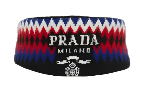 PRADA Fabric Hair Band Women's Multicolor