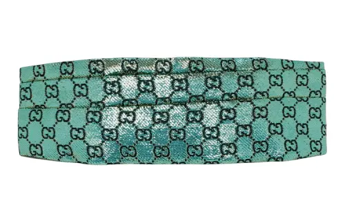 GUCCI GG Monogram Hair Bands Women's Green