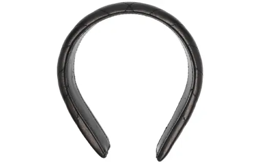 GUCCI Chevron Quilted Leather Headband