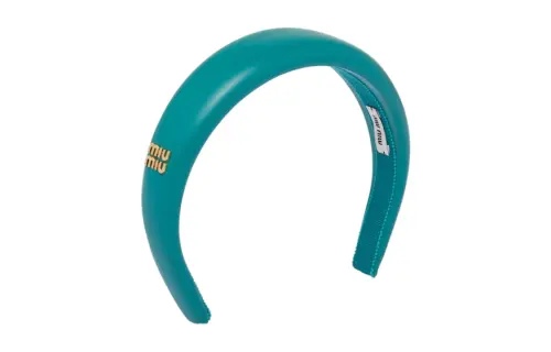 MIU MIU Metal Headbands Women's Blue