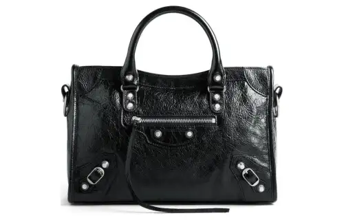 Balenciaga Lambskin Shoulder Bag, Crossbody Bag, Handbag Small Women's Black