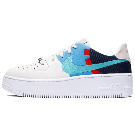 Nike Air Force 1 Low Sage White Light Blue Women's
