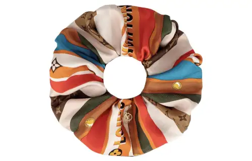 LOUIS VUITTON Silk Hair Tie Women's Multicolor
