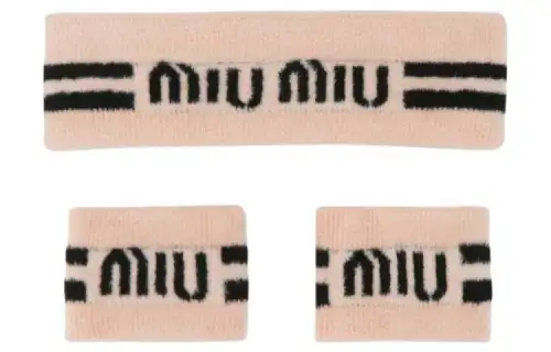 MIU MIU Hair Bands Unisex Pink