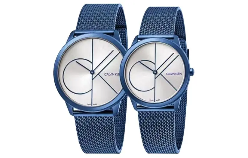CK/Calvin Klein Wrist Watches Quartz Movement Stainless Steel Strap 40mm&35mm Silver Dial Unisex 30m Water Resistant