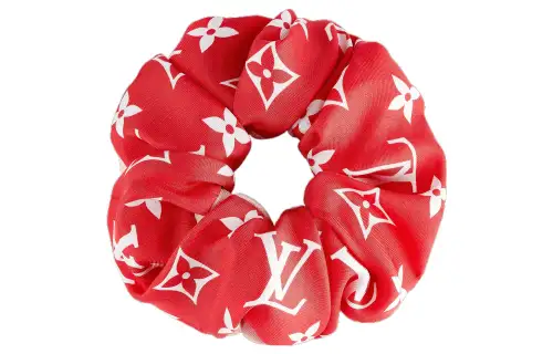 LOUIS VUITTON Hair Tie Women's Red/Pink