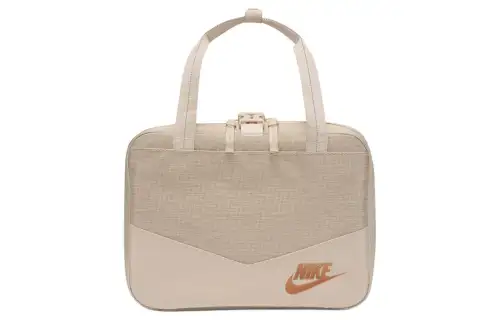 Nike Polyester Lunch Bag Handbag Women's Beige