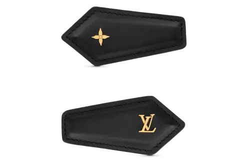 LOUIS VUITTON Lv Backstage Hair Clip Leather