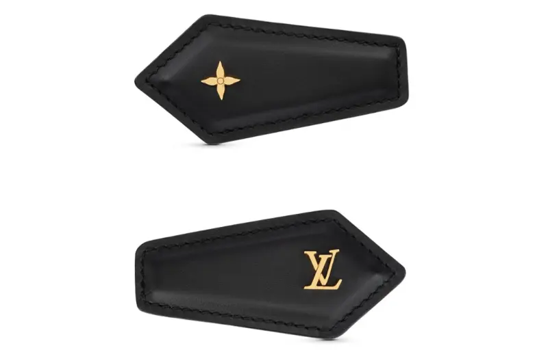 LOUIS VUITTON Lv Backstage Hair Clip Leather