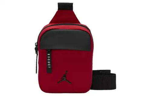 Jordan Cotton With Polyester Sling Bag Unisex Red