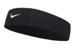 Nike Dri Fit Hair Bands Unisex Black With White Logo