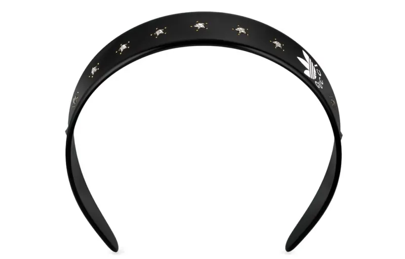 GUCCI Adidas X Gucci Collaboration Collection Resin Headbands Women's Black