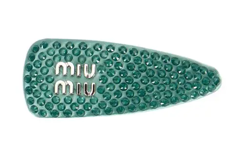 MIU MIU Hair Clip Women's Green