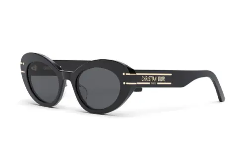 DIOR Acetate Cat Eye Sunglasses Women's Black
