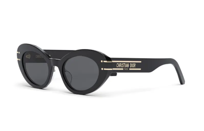 DIOR Acetate Cat Eye Sunglasses Women's Black