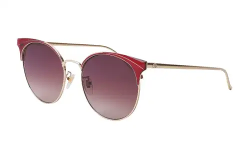 GUCCI Butterfly Sunglasses Women's Gold
