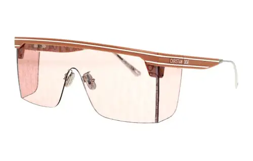 DIOR Irregular Shape Sunglasses Men's Pink