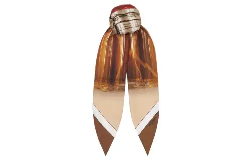 Burberry Silk Hair Band Women's Brown
