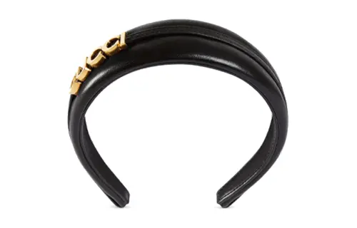 GUCCI Petra Leather Headband