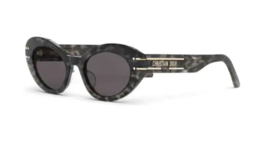 DIOR Oval Sunglasses Women's Gray
