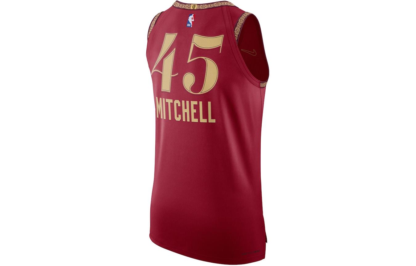 Nike Basketball Jersey Cleveland Cavaliers, Donovan Mitchell, City Edition Men’s Burgundy