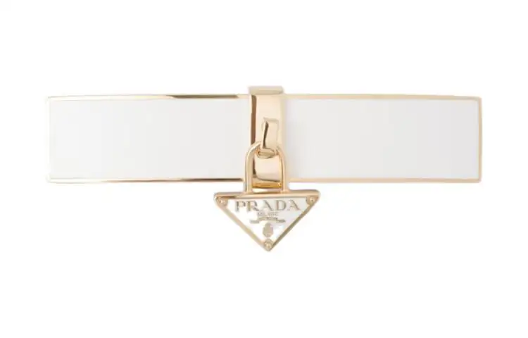 【Previous Season】triangle-logo hair clip