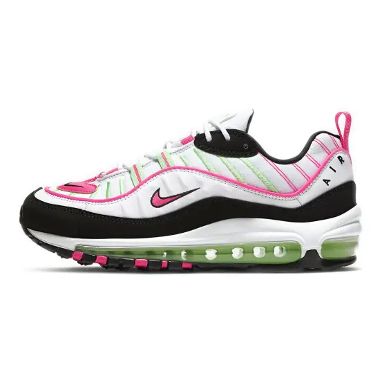 Nike Air Max 98 White Illusion Green Hyper Pink Women's