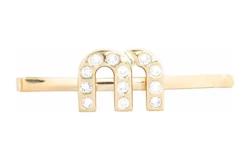 MIU MIU Hair Clips Women's Gold