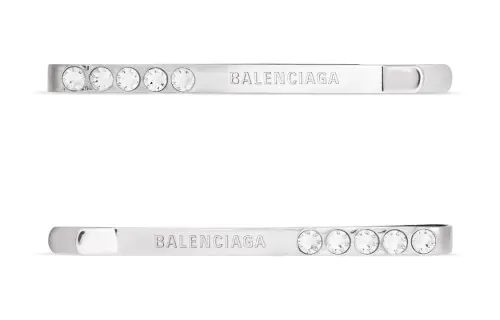 Balenciaga Hair Clips Women's Silver