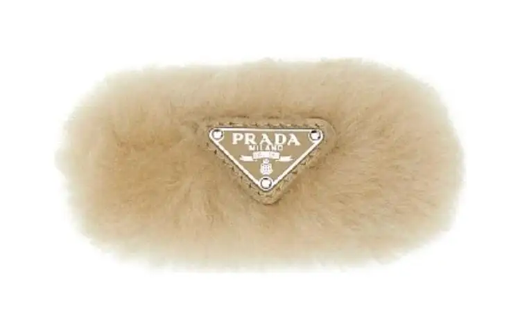 PRADA Hair Clips Women's Light Umber