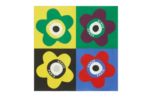【Zoomed ImageryPrevious Season】floral-print cotton bandana