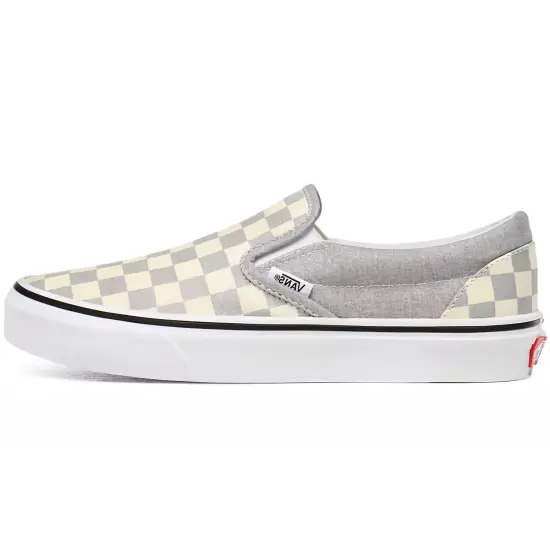 Slip On Classic Vans 'Checkerboard   Silver'