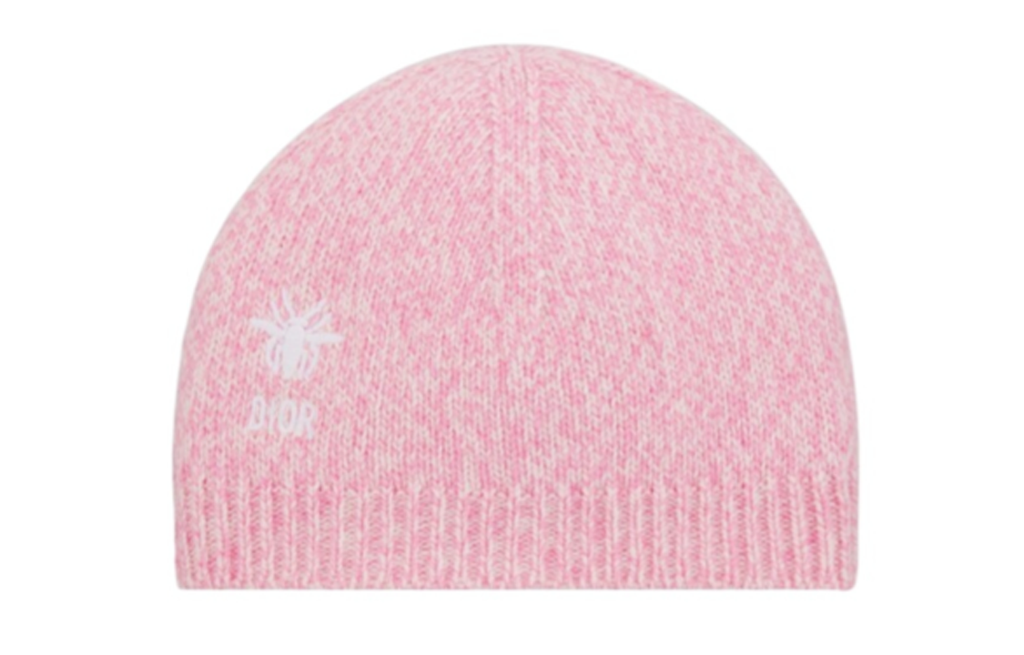DIOR Wool, Cashmere, Viscose, Polyamide Beanies Kids' Pink