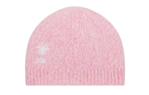 DIOR Wool, Cashmere, Viscose, Polyamide Beanies Kids' Pink