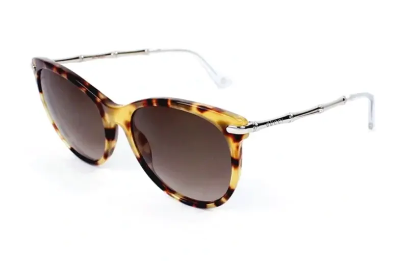 GUCCI Acetate Cat Eye Sunglasses Unisex Tortoiseshell