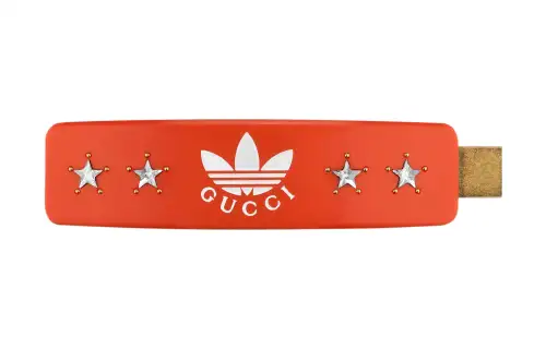 GUCCI Adidas X Gucci Collaboration Collection Resin, Metal, Enamel Hair Clips Women's
