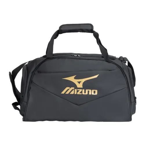 Mizuno Fabric Travel Bag Gym Bag Unisex Black