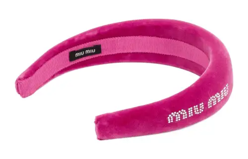 MIU MIU Headbands Women's Purple/Pink